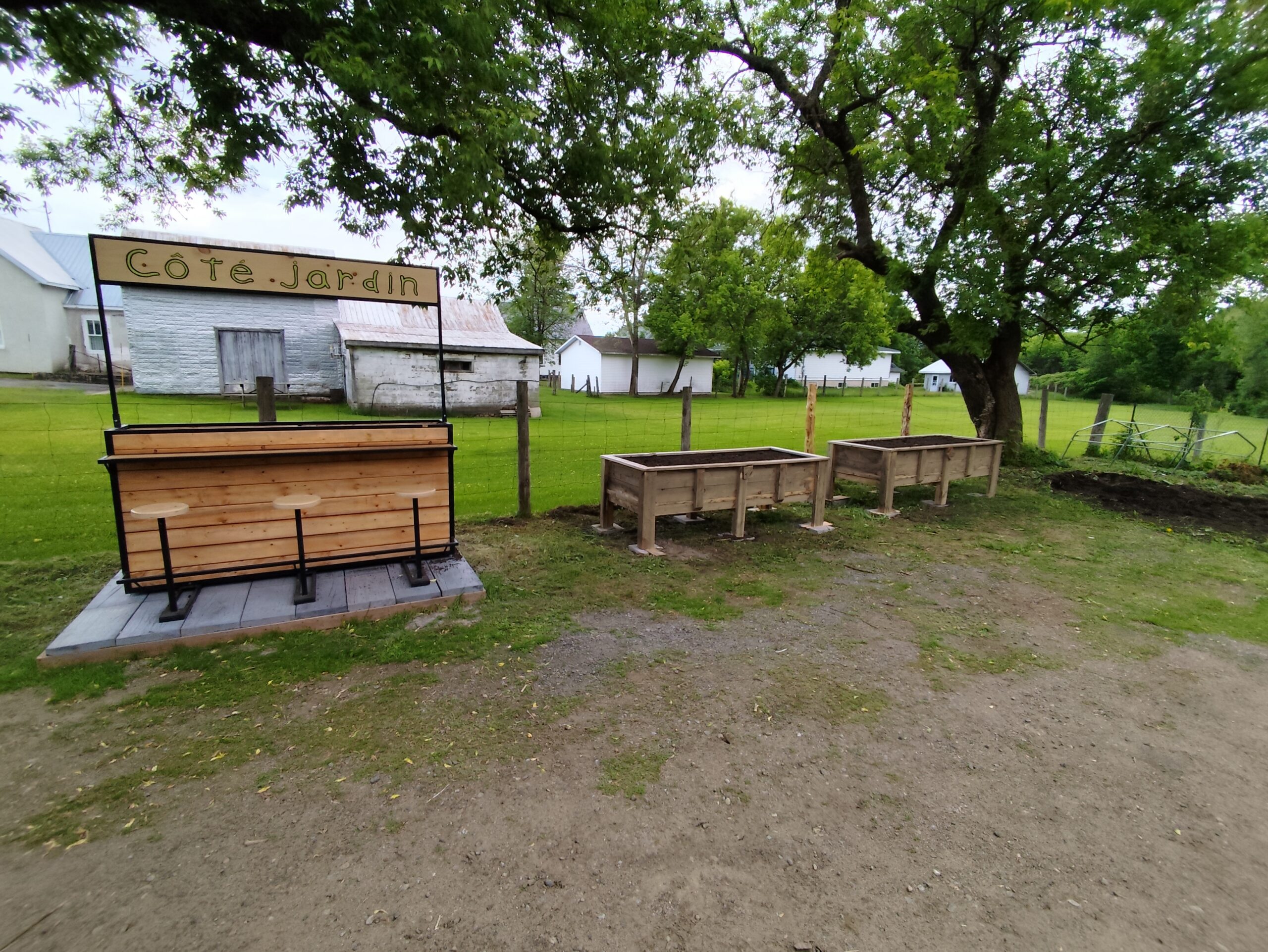 Photo du camion avec des denrées alimentaires 1